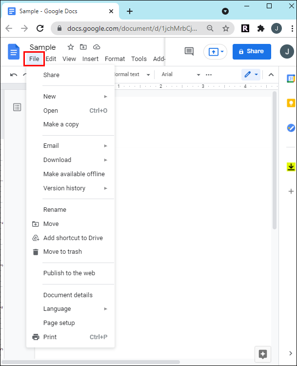 How To Remove a Background Color in Google Docs