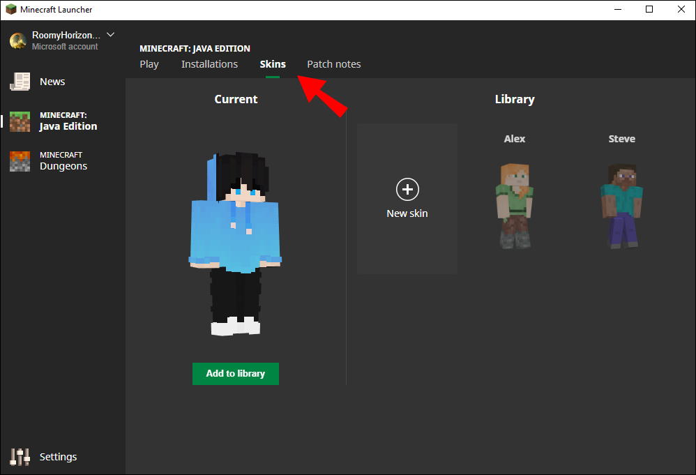 create your minecraft skin