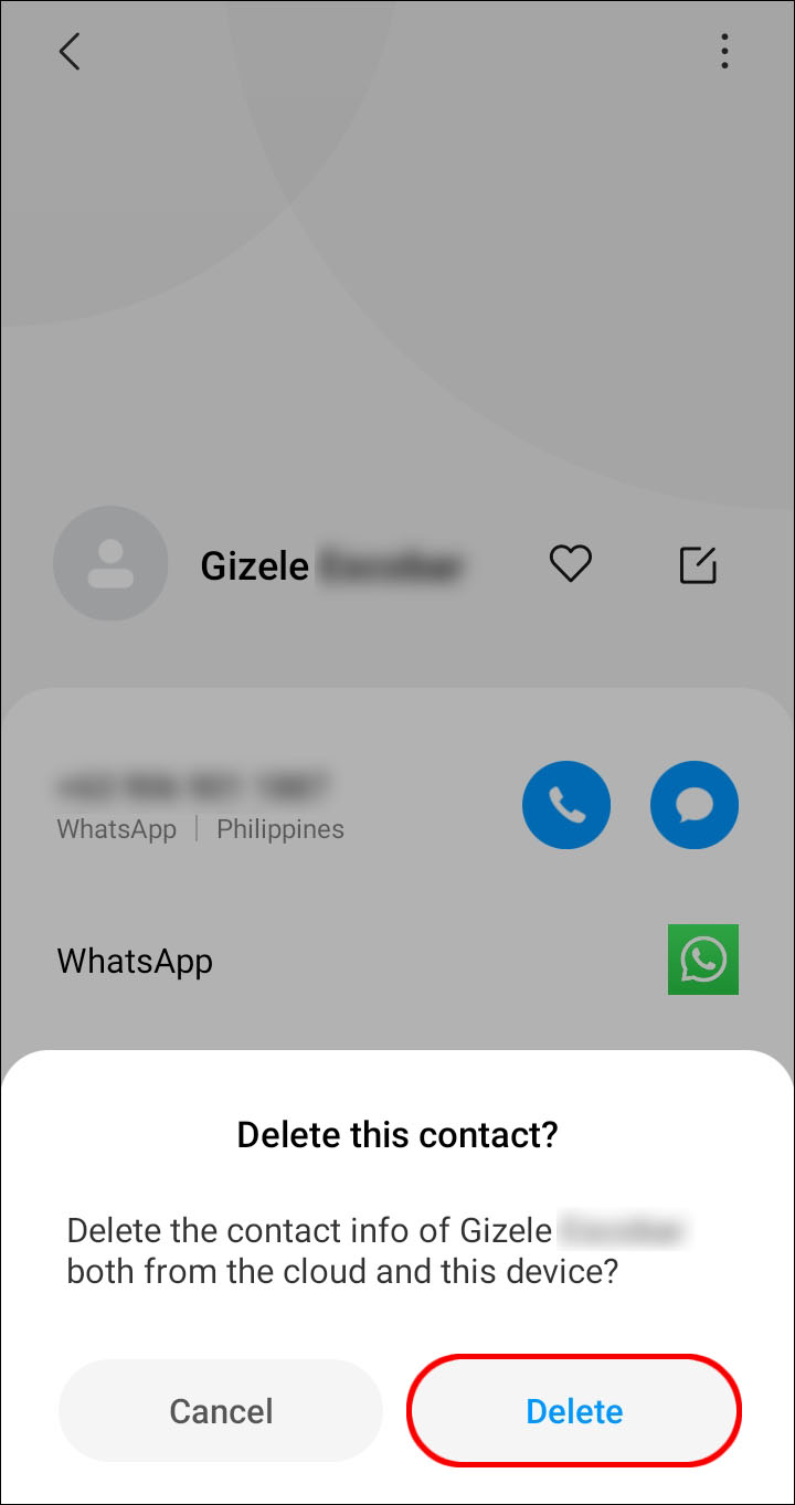 How to Delete a Contact in WhatsApp