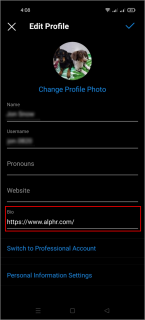 How to Edit Your Instagram Bio