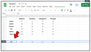 How To Swap Two Rows in Google Sheets