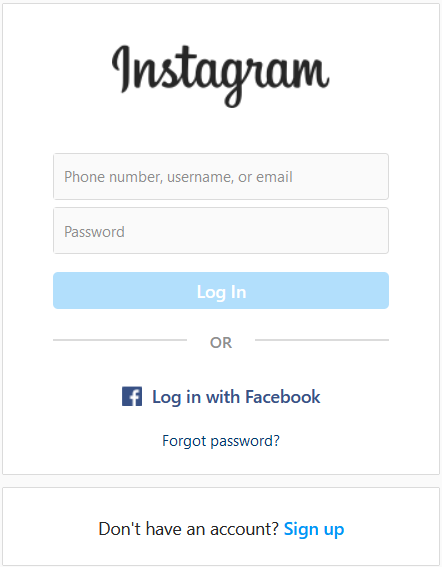 Delete instagram account link