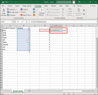 How to Count Cells with Text in Excel