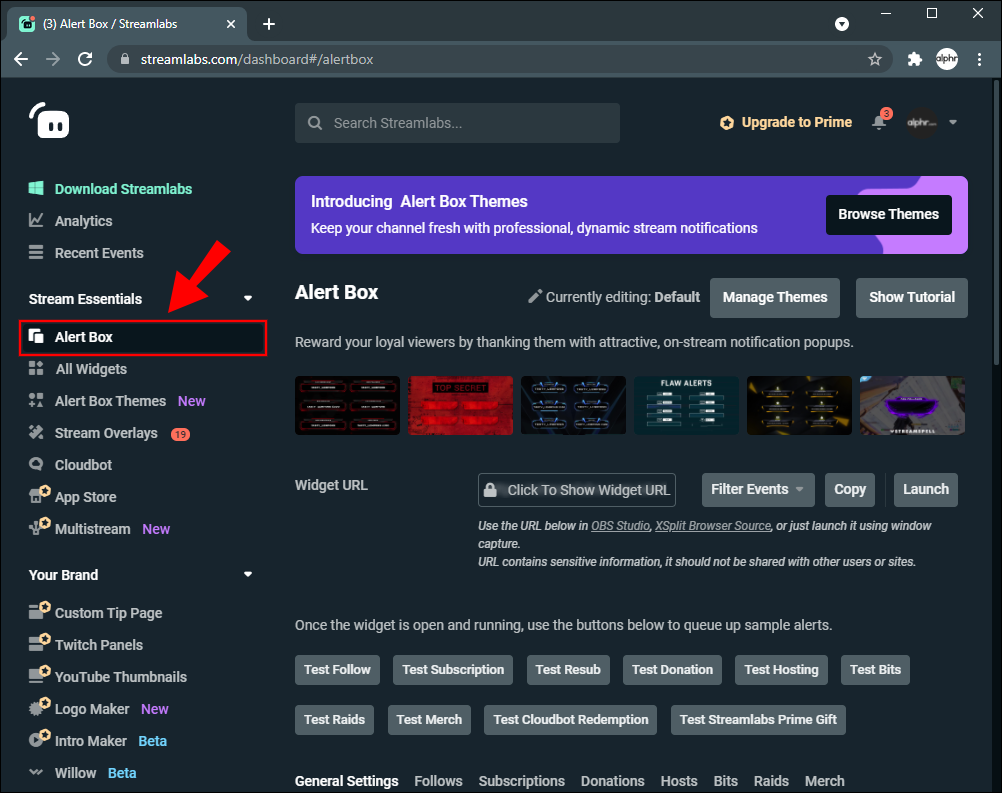 How To Add Alerts To A Live Stream On Twitch