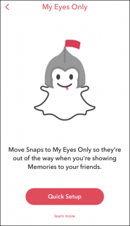 How to Get My Eyes Only on Snapchat