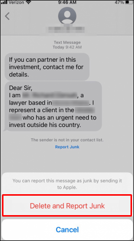 How to Report Spam Text Messages