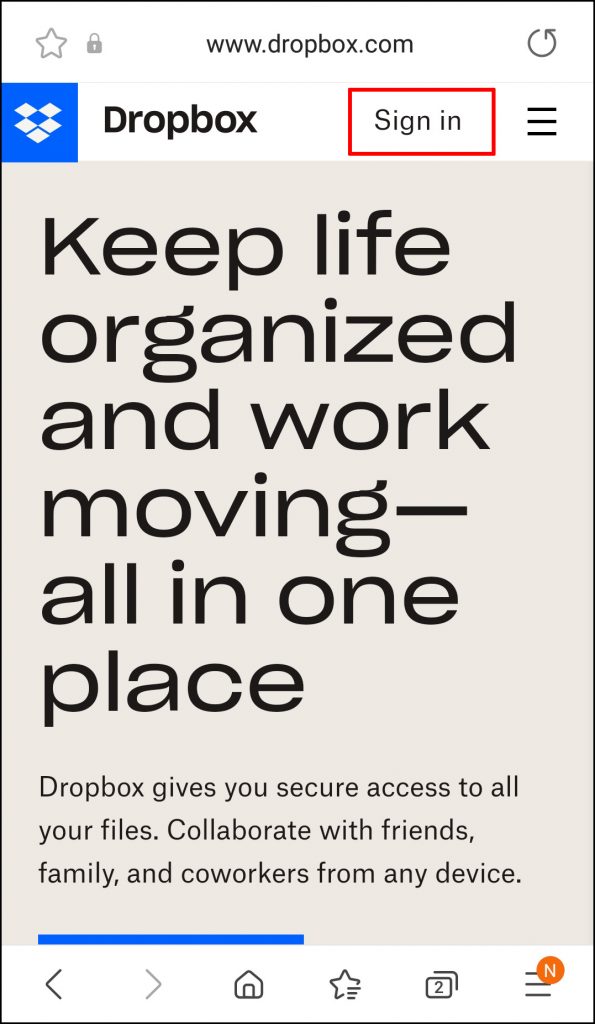 How to View the File Size in Dropbox