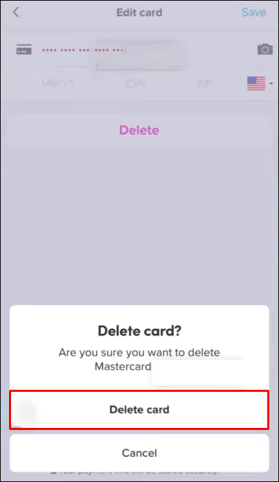 how do i remove my card from crypto.com