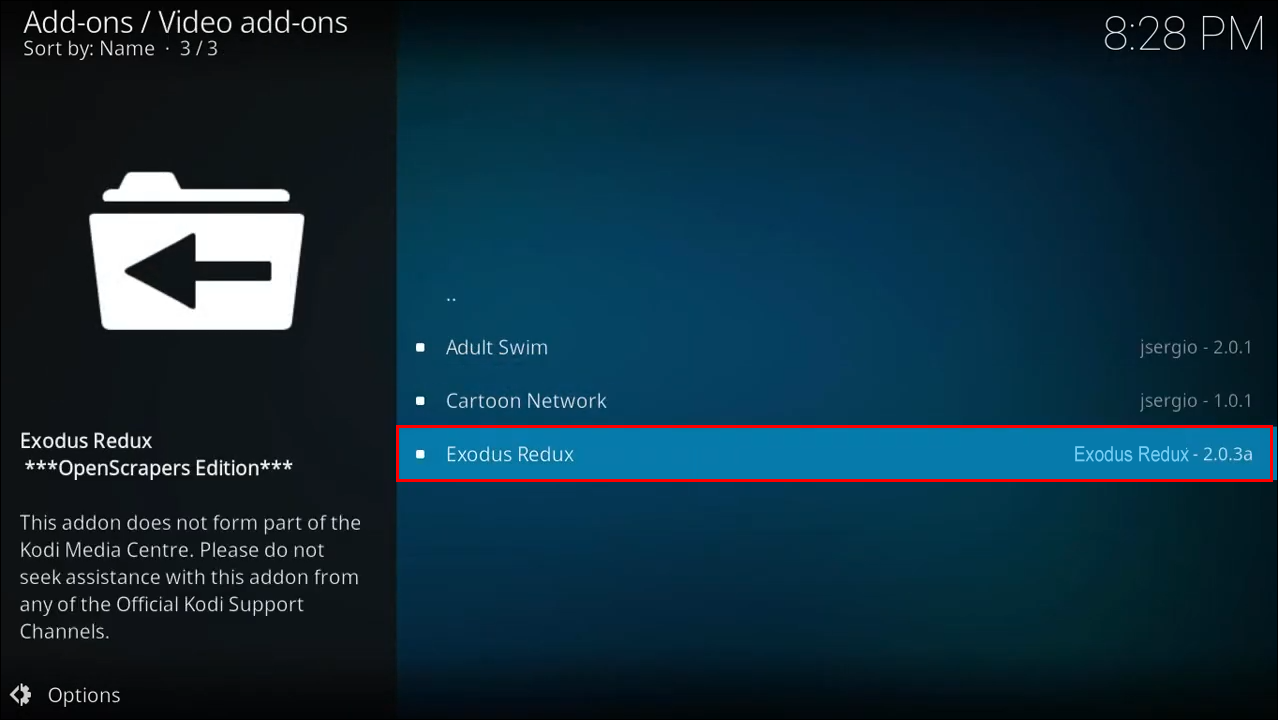 ¿Cómo instalo Kodi en Exodus en Xbox One?