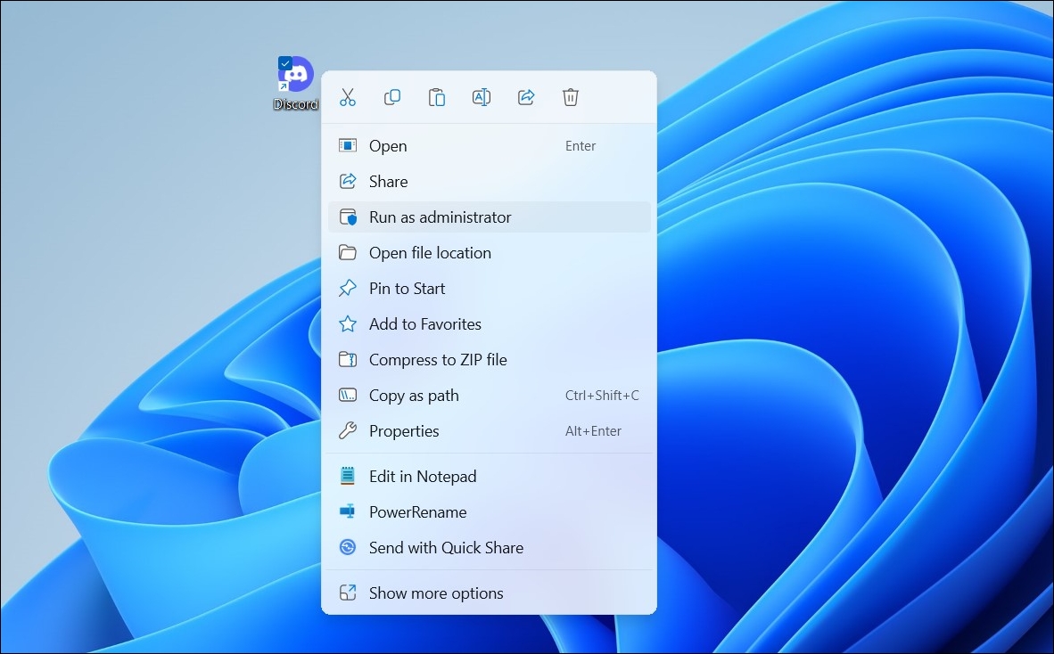 Run Discord as Admin