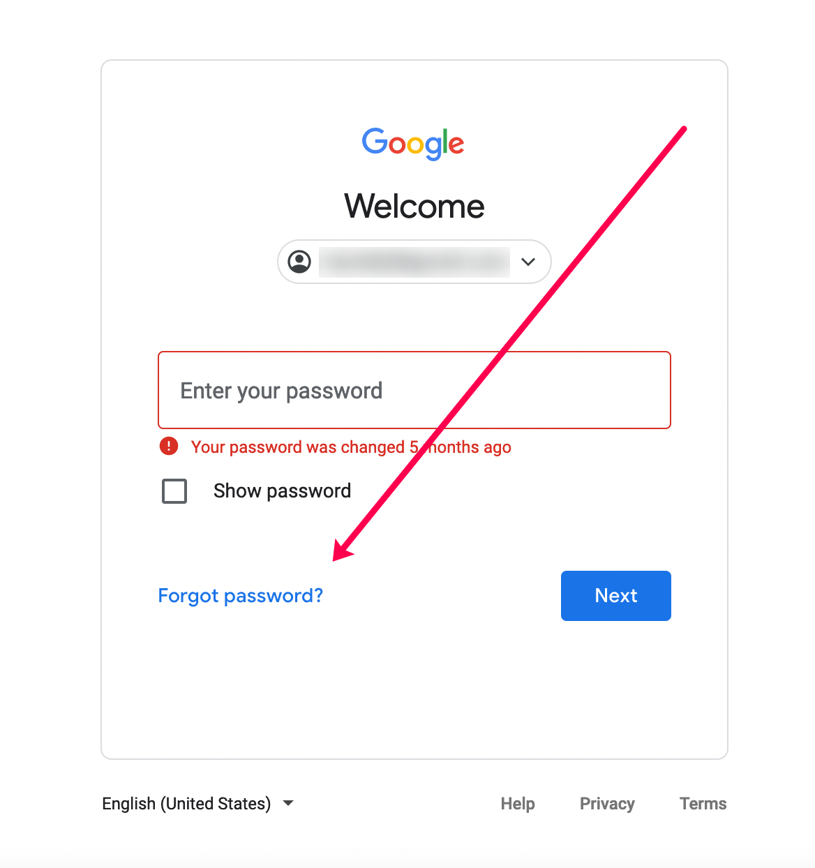 How to Reset Your Gmail Password