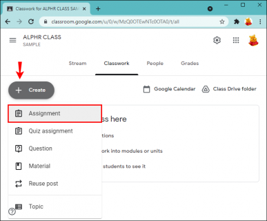 How to Create an Assignment in Google Classroom