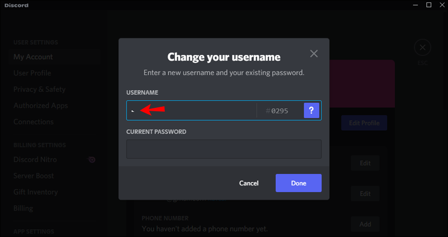 How to Make an Invisible Discord Name