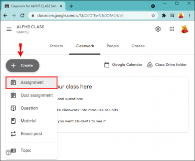 How to Create an Assignment in Google Classroom