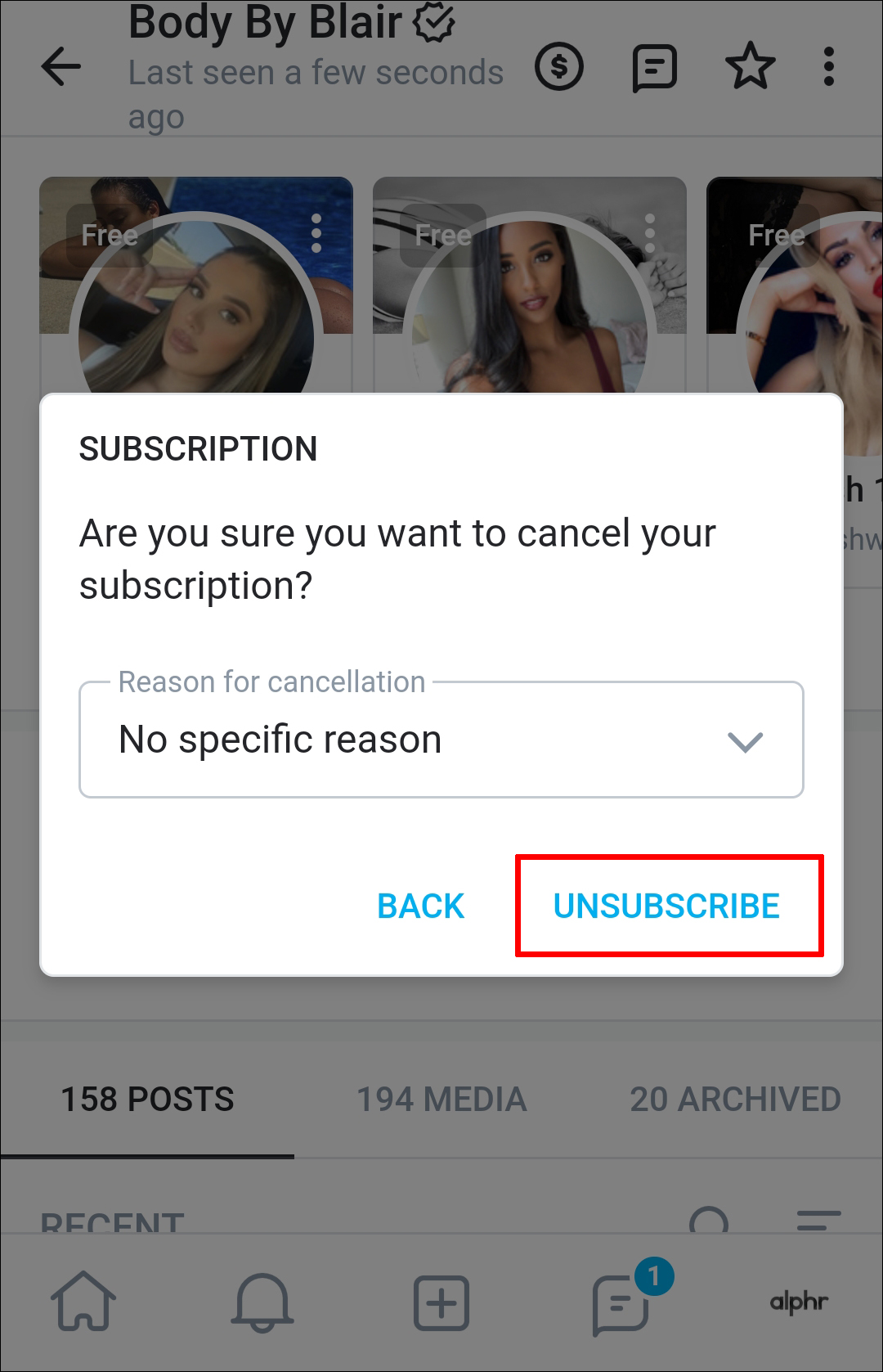 Subscribe to/Unsubscribe from Feed