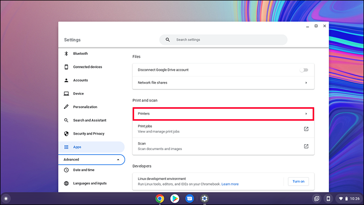 How to Add a Printer Your Chromebook