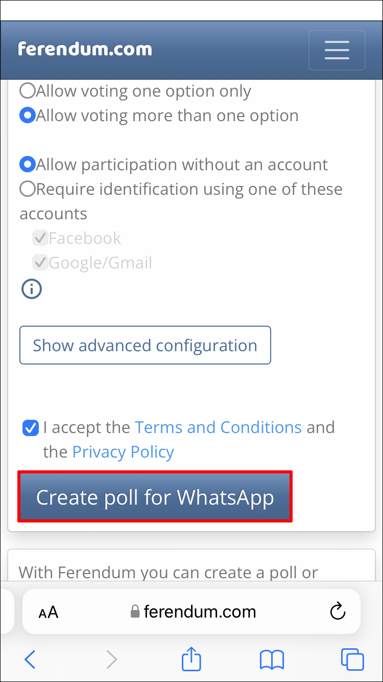 How To Create A Poll In Whatsapp
