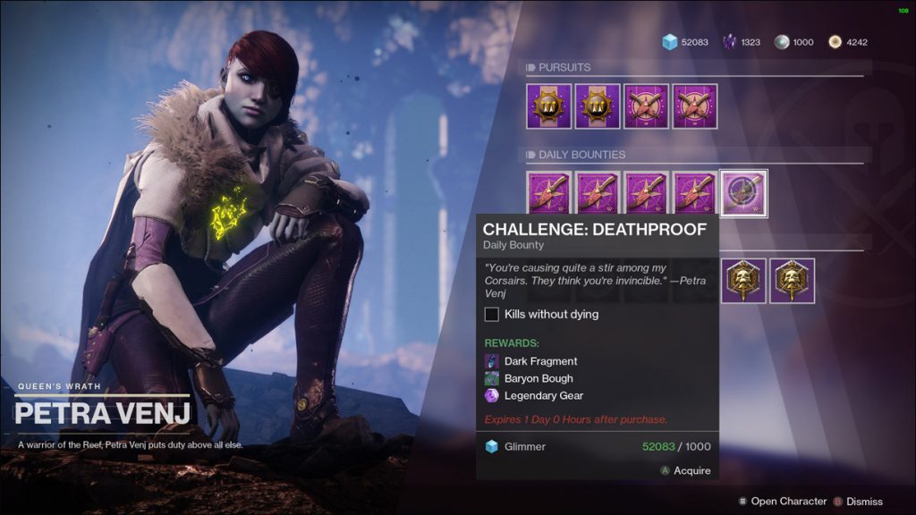 How to View Bounties in Destiny 2