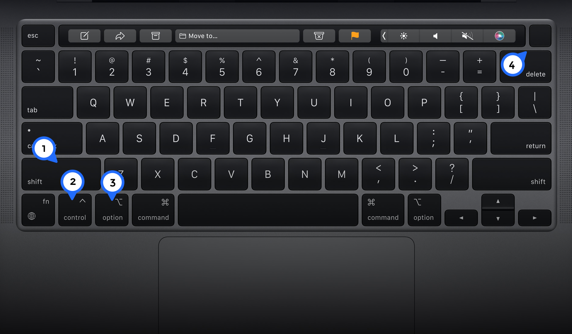 apple computer keyboard wont type