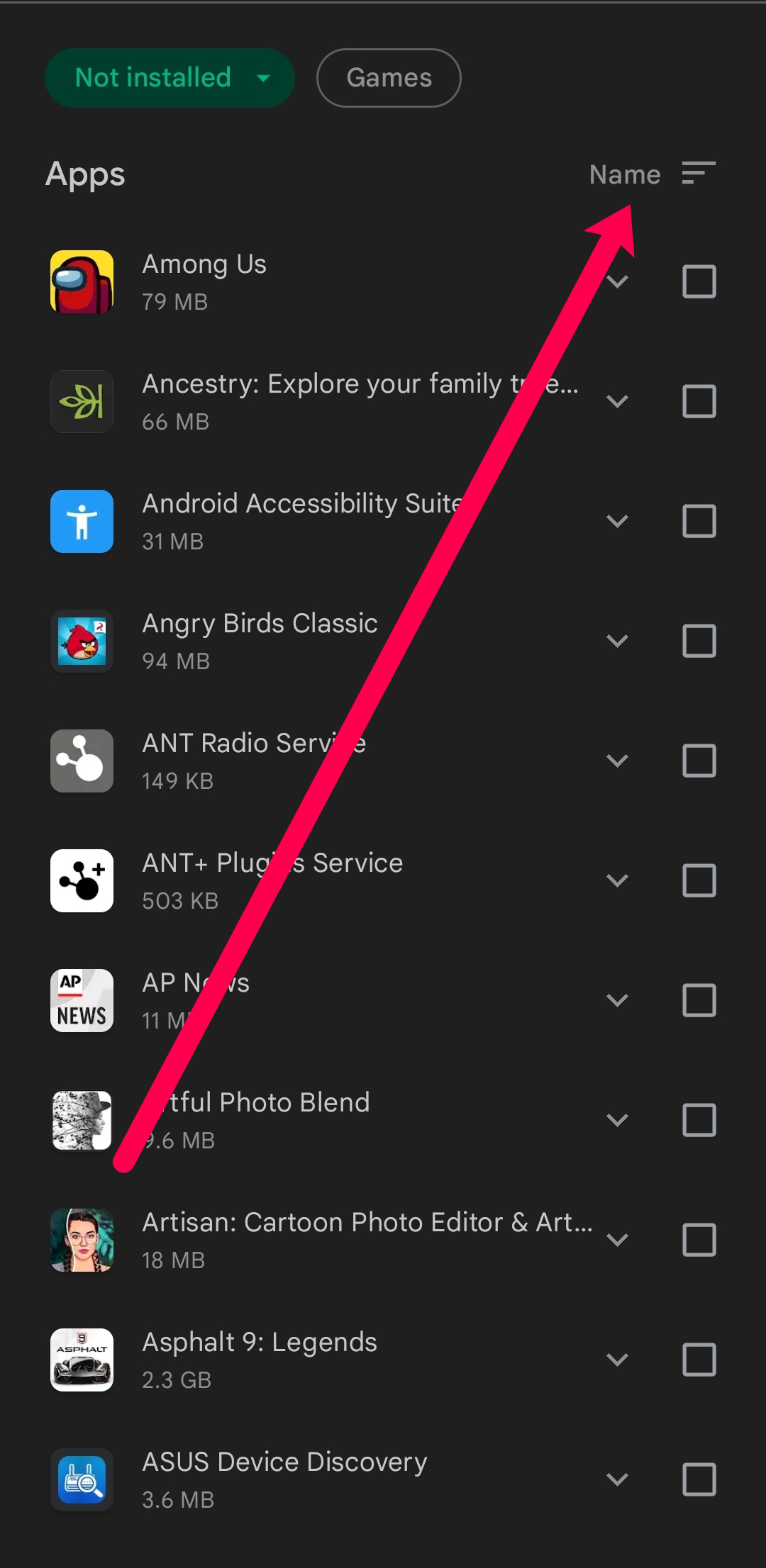 How do I get deleted apps?