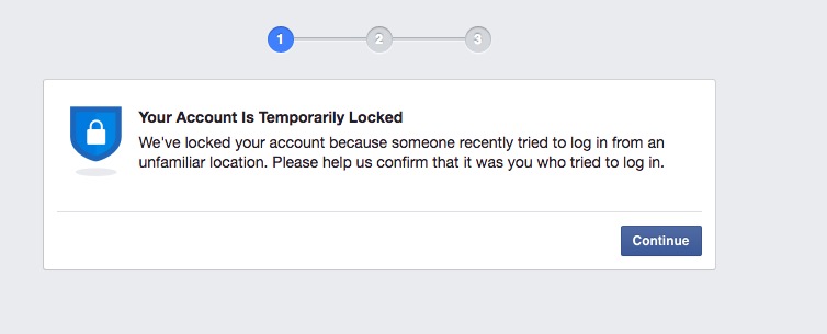 I get an error message when I try to login using Facebook Login