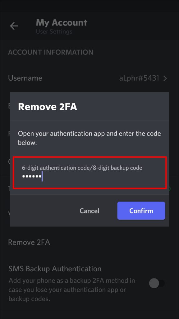 How to Turn On or Off 2FA on Discord