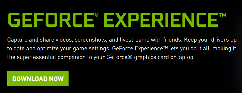 Geforce Experience Download