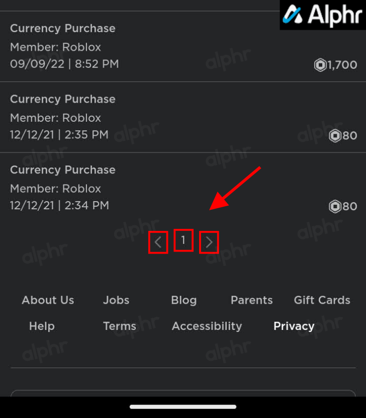 How to View Purchase History in Roblox