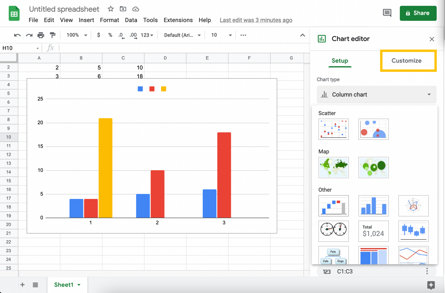 How to Find Slope in Google Sheets
