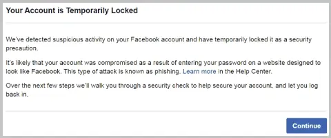 facebook temporary block login - www.virungaecotours.com.