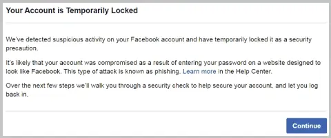 Himno irregular Glamour facebook temporary block login enchu