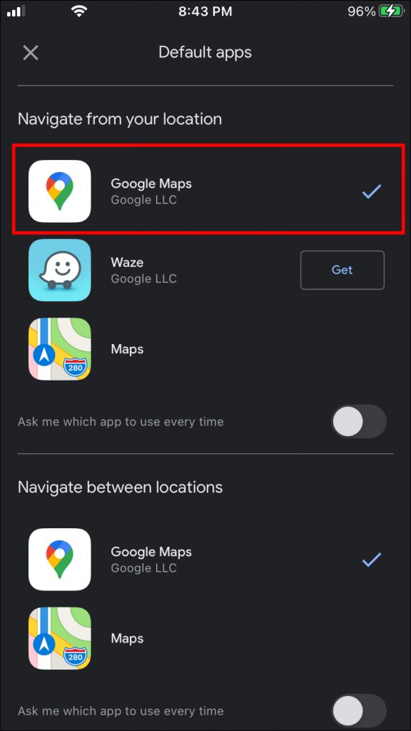 Can I Set Google Maps as the Default on an iPhone?