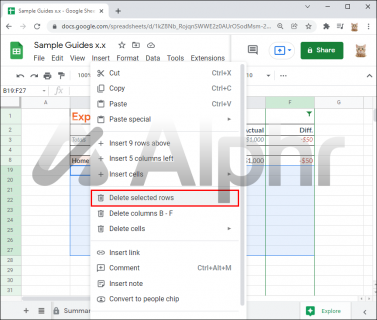 How to Copy Without Hidden Rows in Google Sheets