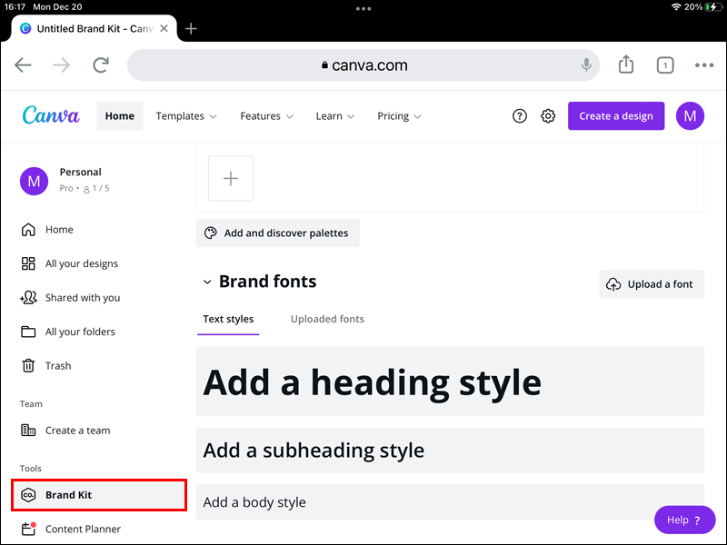 How to Upload a Font to Canva