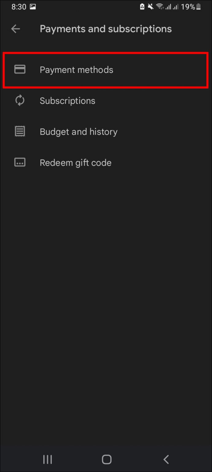 How to Remove a Payment Method in Google Play
