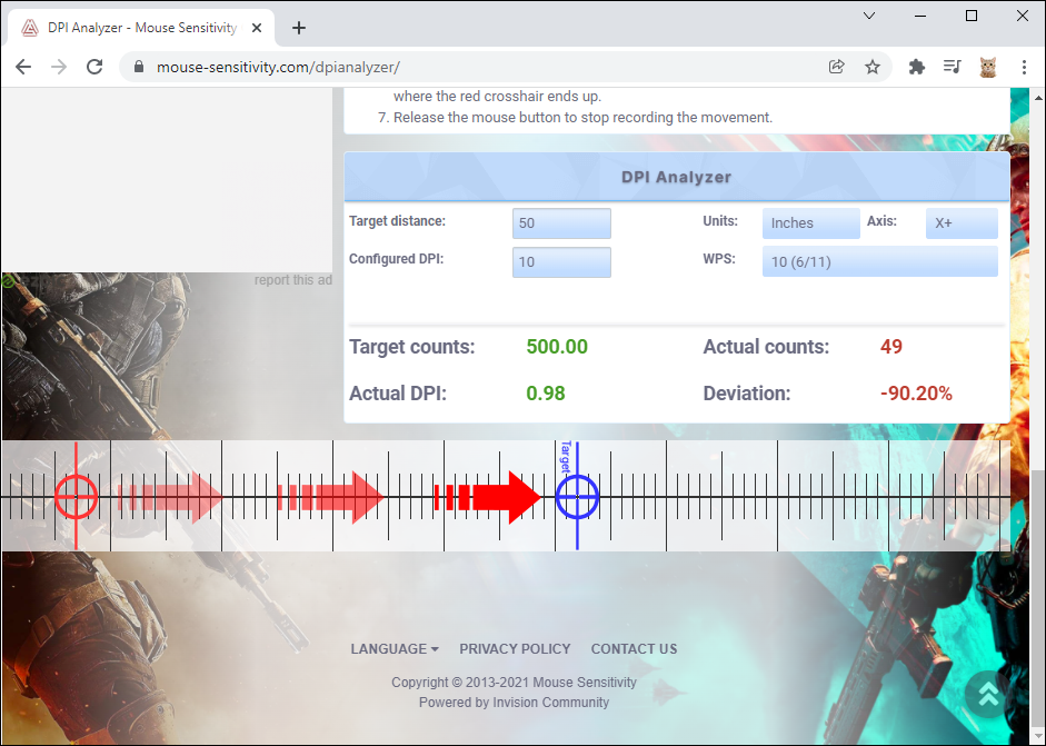 Test your mouse accuracy!