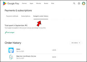 How to View Purchase History in Google Play