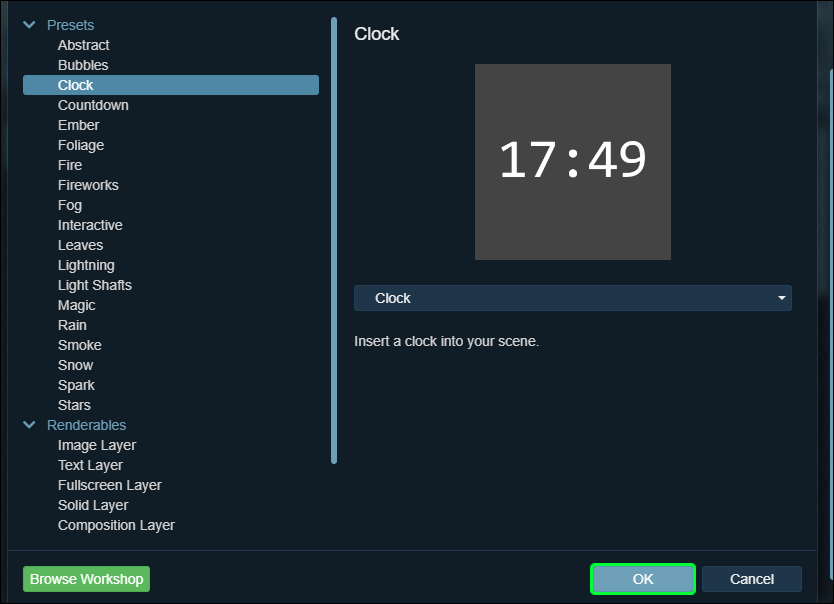 How to Add a Clock in Wallpaper Engine