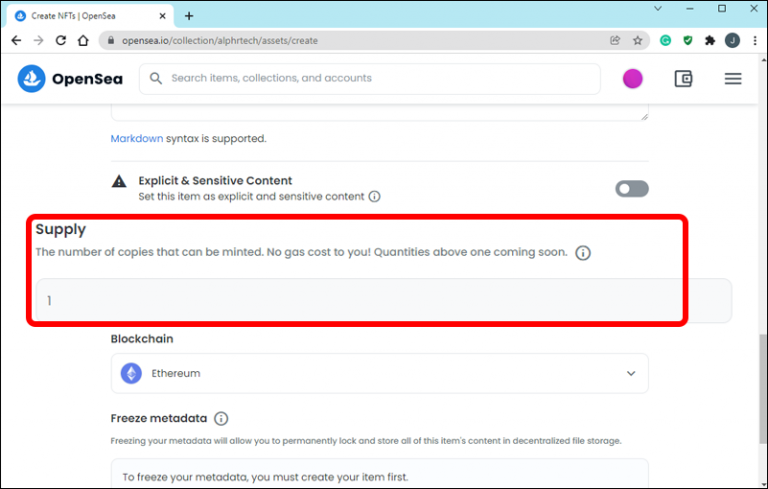 How to Create a Collection on OpenSea