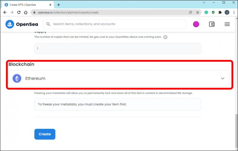 How to Create a Collection on OpenSea