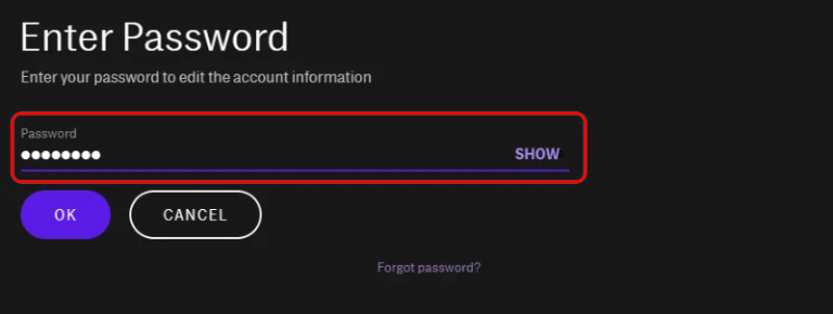 How to Change your Password in HBO Max