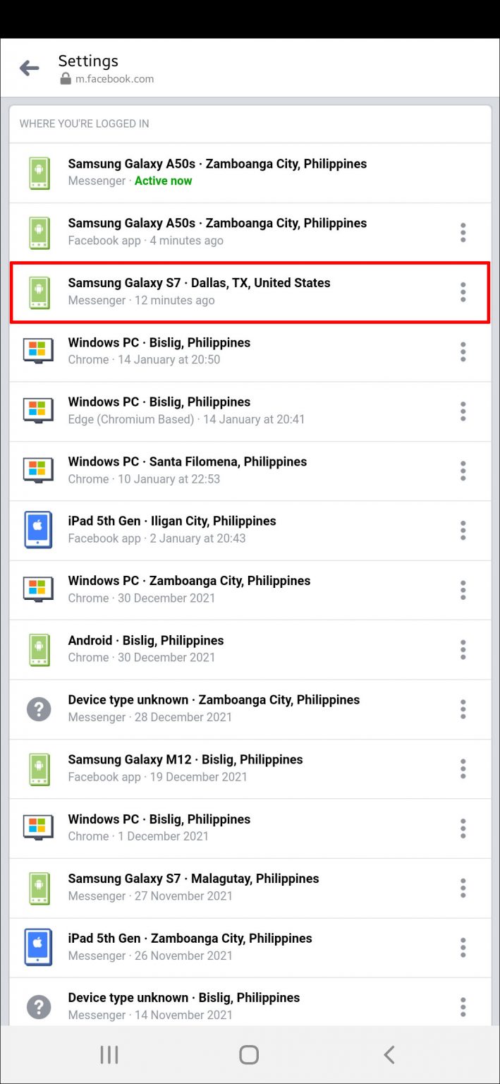 HOW DO I LOG OUT MY FACEBOOK ACCOUNT FROM OTHER DEVICES visual data 3