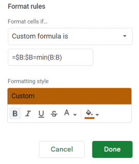 How to Highlight the Highest Value in Google Sheets