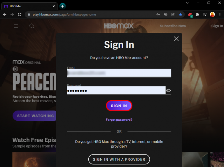 How to Change your Password in HBO Max