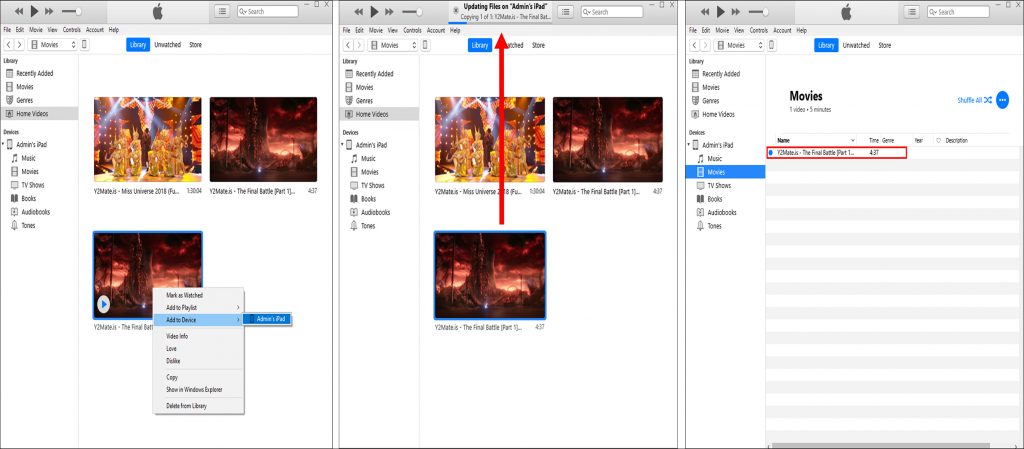 How to Transfer Videos to an iPad