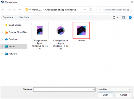 How To Change the Icon of an App in Windows