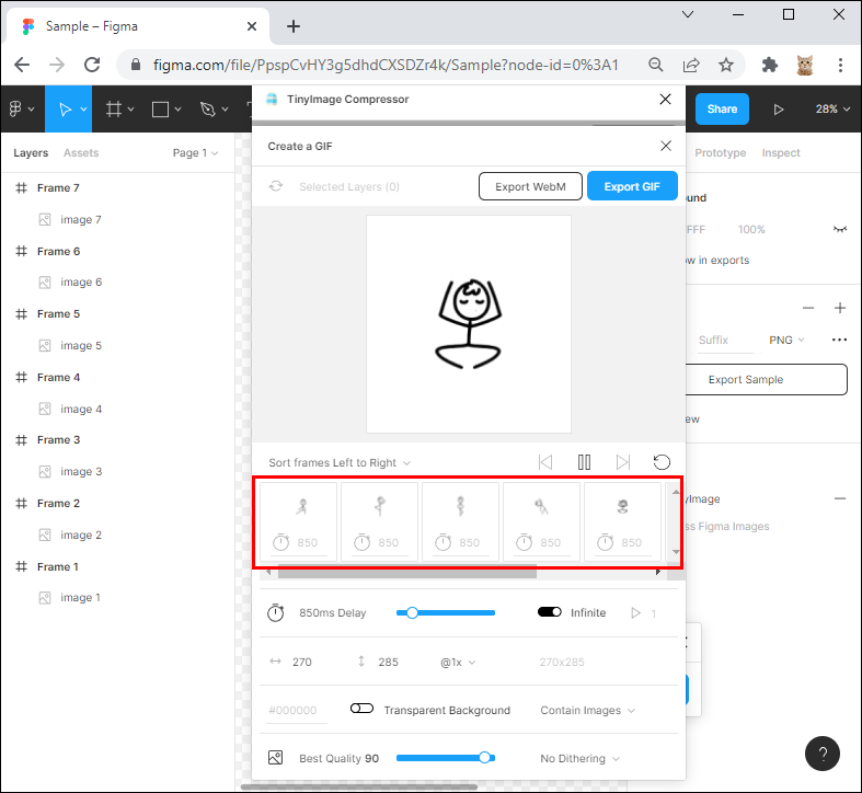 How to Export a GIF From Figma
