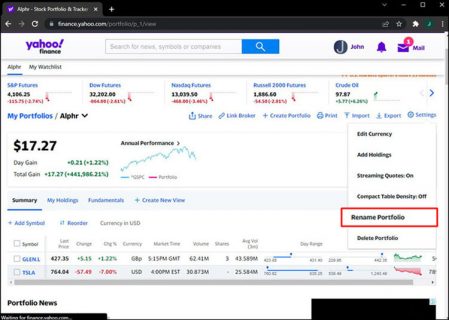How to Add Shares in Yahoo Finance