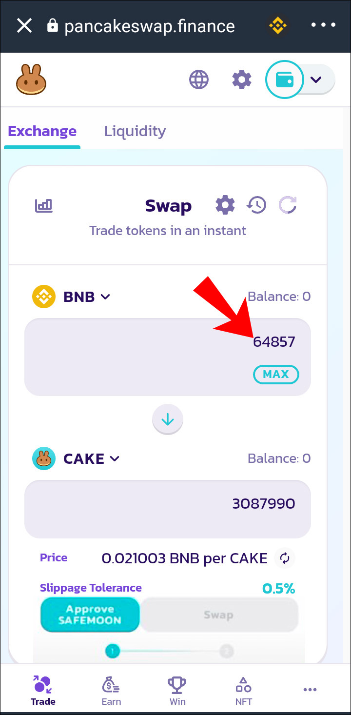 How to Sell Tokens on PancakeSwap