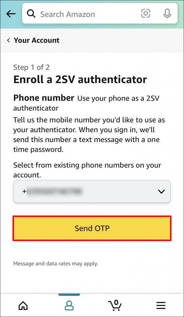 How to Turn On or Off 2FA on Amazon